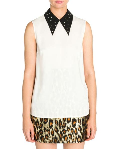 miu miu collar blouse|michael miu tops.